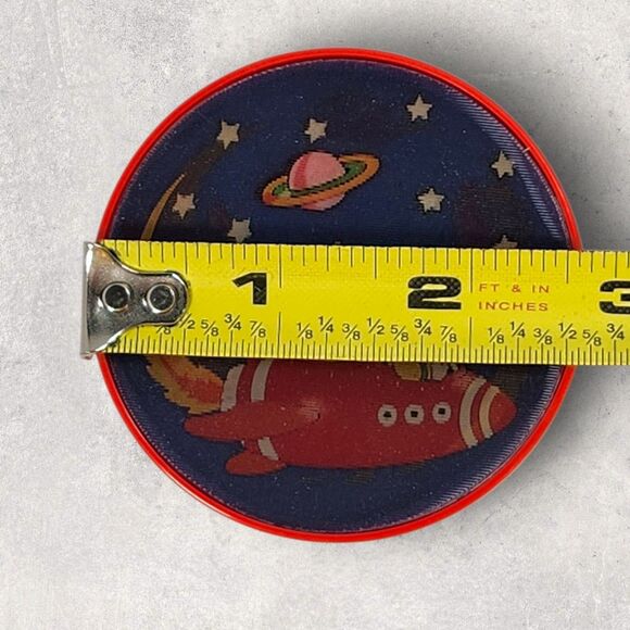 Vintage 1986 Avon Fun in Space Clip Pen Lenticular Rocket Kids Boxed Magic Toy - Picture 9 of 9